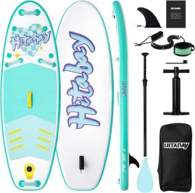 Hitabay Kids Stand Up Paddle Board with Inflatable SUP Accessories, Durable, Lightweight, Wide Stable Design