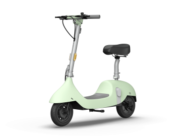 EA10C Ceetle Pro Electric Scooter with Foldable Seat w/35 Miles Operating Range & 15.5mph Max Speed - Green