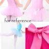 Cute Bowknot Purple Ballet Bubble Tutu Skirt for Girls Dance Dress Up Costumes, 25cm