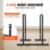 VEVOR Dip Bar, 440 lbs Capacity, Heave Duty Dip Stand Station with Adjustable Height