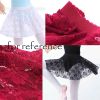 Girls Cute Lace Ballet Tutu Skirt for Dance, Gymnastics and Ballet, White 30cm