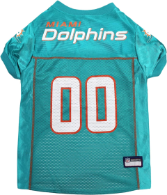Miami Dolphins Pet Striped Jersey (size: XS)