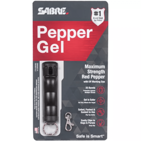 Sabre Red Pepper Gel 15 Grams Hard Case (Opation: Black)