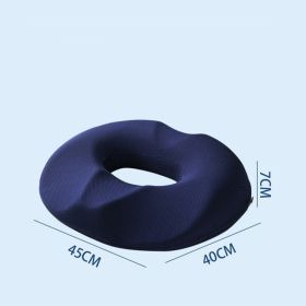 Pillow for Tailbone Pain Relief Cushion;  Hemorrhoid Pillows for Sitting for man ;   Butt Seat Cushion;  Back;  Coccyx;  Sciatica;  Post Natal;  After (Color: Deep Blue)