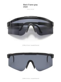 2023 new sunglasses, goggles,glasses, cycling goggles, and travelsunglasses effectively protect againstharmful rays such as ultraviolet rays,glare (Color: Black)