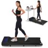 Walking Pad Under Desk Treadmill for Home Office -2.5HP Walking Treadmill 0.6-4MPH 300LBS Capacity Treadmill for Walking Running Remote Control Batter